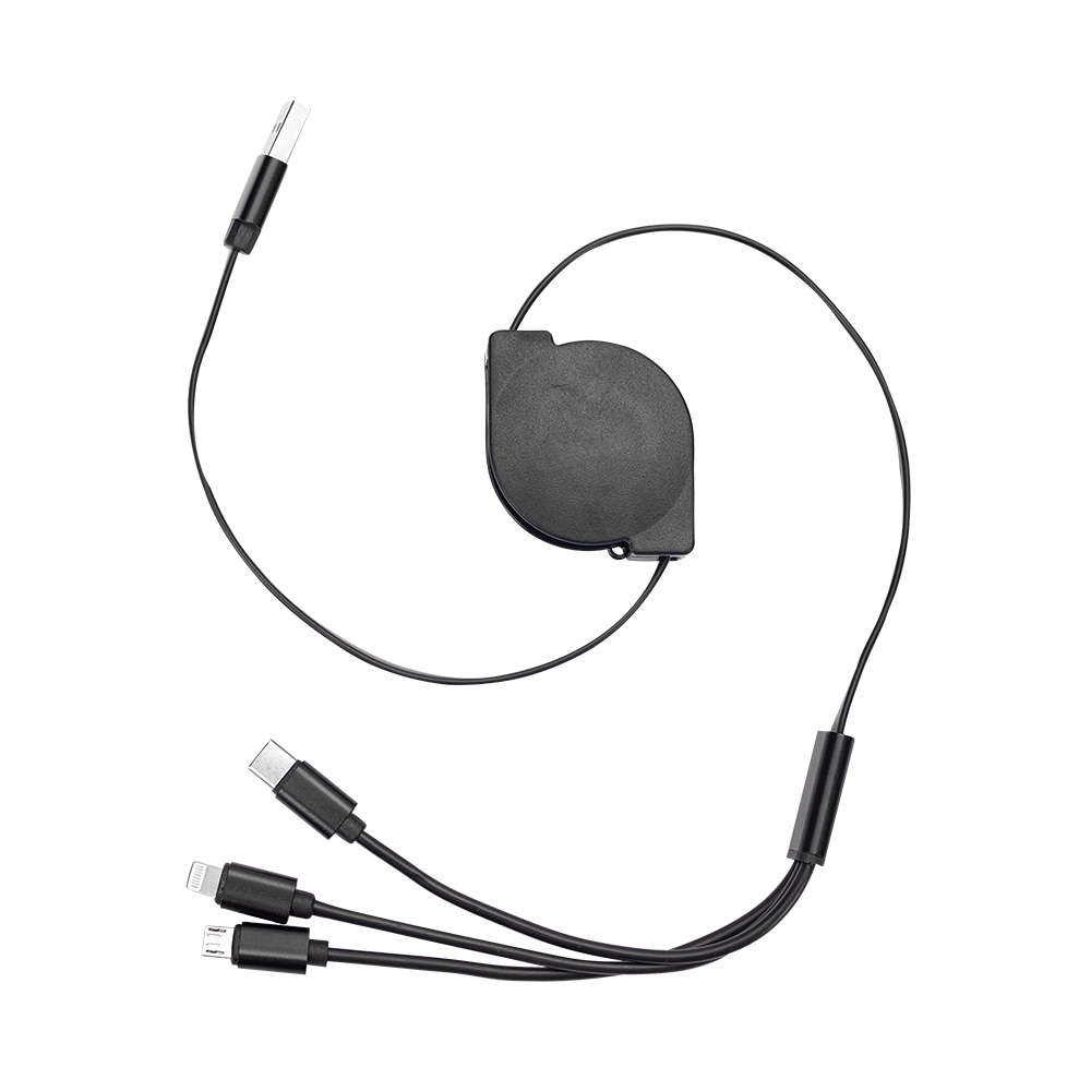 Cabo USB Retrátil 3 em 1 - Imagem 2
