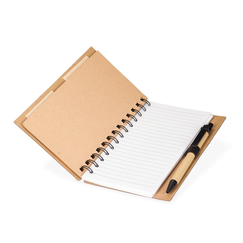 Caderno Ecológico com Autoadesivos e Caneta - Imagem 4