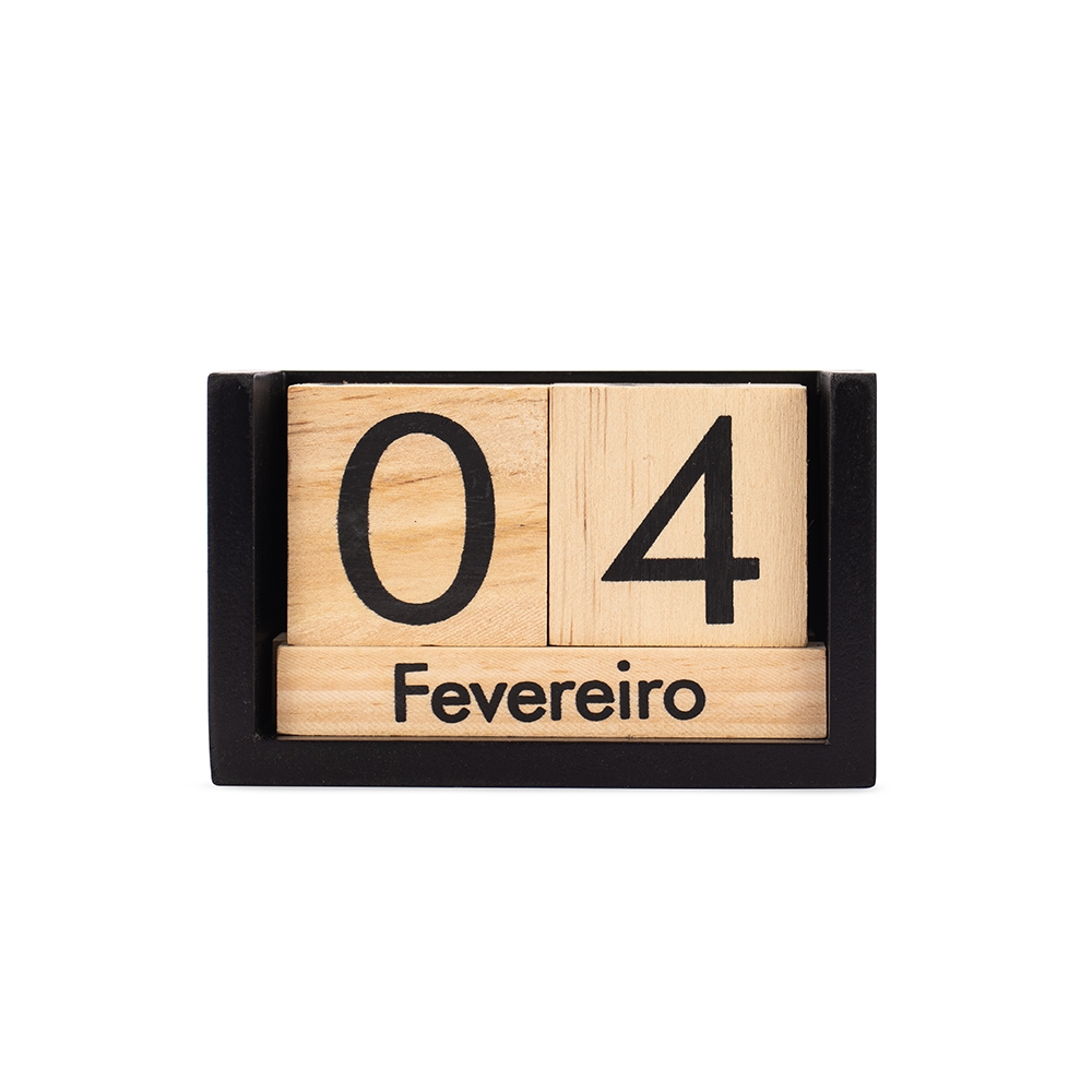 Calendário Permanente Madeira - Imagem 2