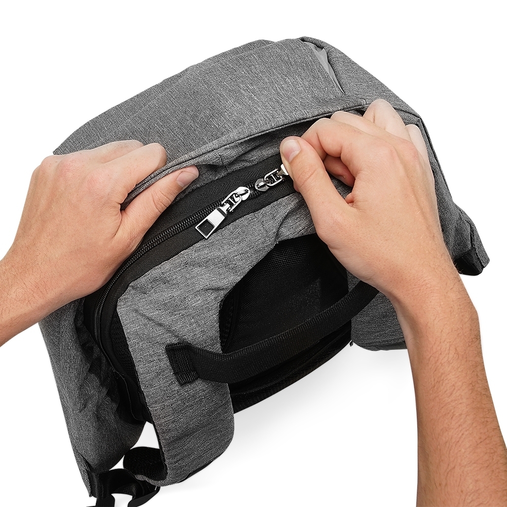 Mochila Anti-Furto USB 24L - Imagem 4