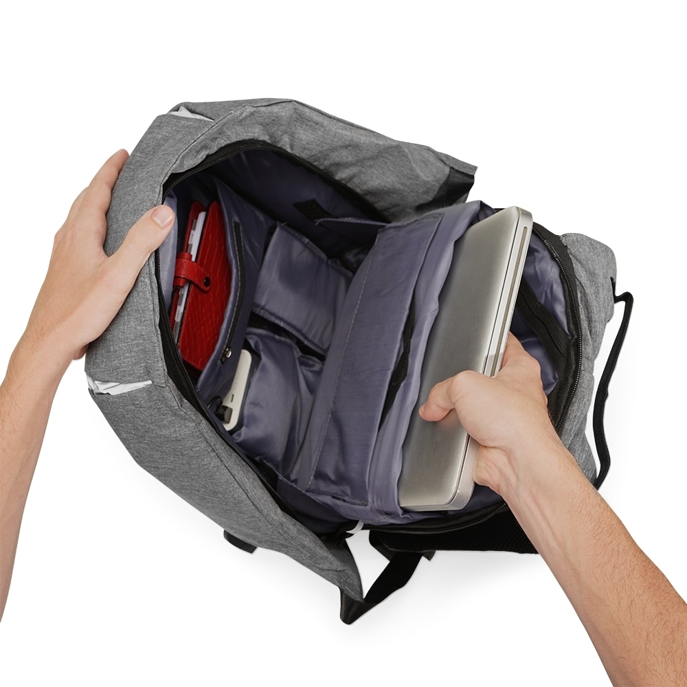 Mochila Anti-Furto USB 24L - Imagem 5