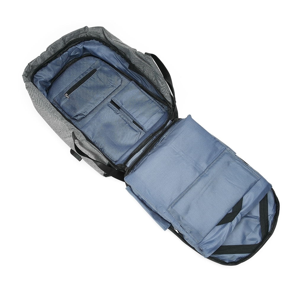 Mochila Anti-Furto USB 24L - Imagem 7