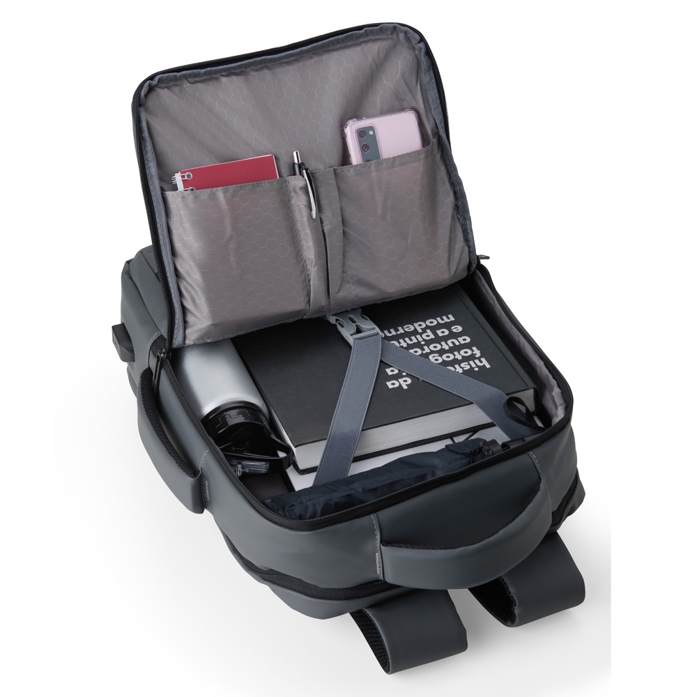 Mochila Couro Sintético USB 25L - Imagem 2