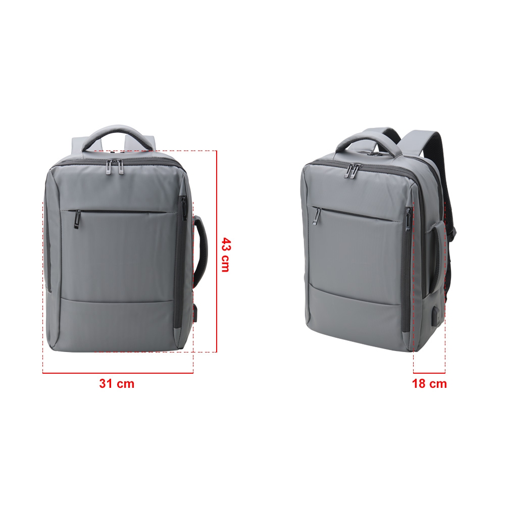 Mochila Couro Sintético USB 25L - Imagem 7