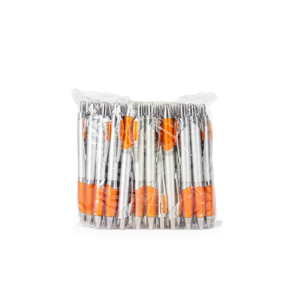 Pacote Caneta Plástica com 50 Peças