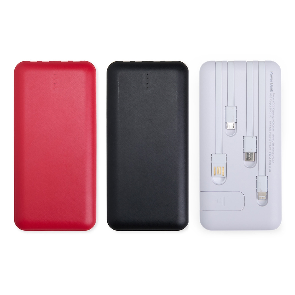 Power Bank 10.000mAh com Lanterna e Multissaídas - Imagem 2