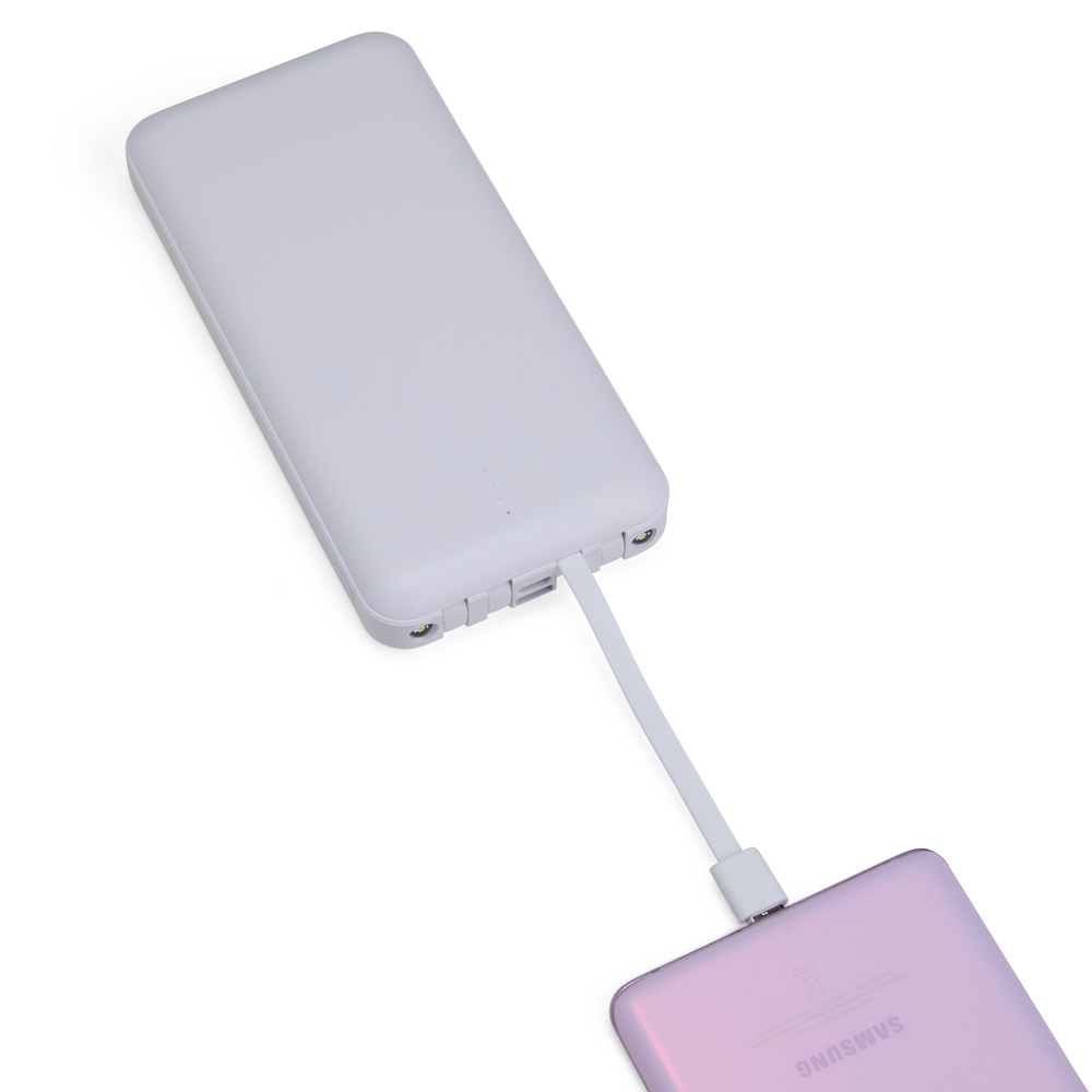 Power Bank 10.000mAh com Lanterna e Multissaídas - Imagem 5